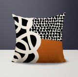 Deo Abstract Reversible Indoor/Outdoor Square Pillow
