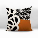 Deo Abstract Reversible Indoor/Outdoor Square Pillow