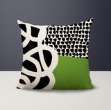 Deo Abstract Reversible Indoor/Outdoor Square Pillow