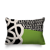 Deo Abstract Reversible Indoor/Outdoor Rectangle Pillow