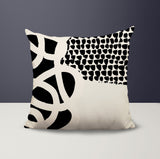 Deo Abstract Reversible Indoor/Outdoor Square Pillow