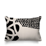 Deo Abstract Reversible Indoor/Outdoor Rectangle Pillow