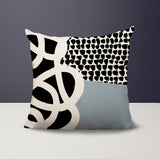 Deo Abstract Reversible Indoor/Outdoor Square Pillow