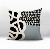 Deo Abstract Reversible Indoor/Outdoor Square Pillow
