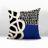 Deo Abstract Reversible Indoor/Outdoor Square Pillow