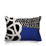 Deo Abstract Reversible Indoor/Outdoor Rectangle Pillow