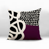 Deo Abstract Reversible Indoor/Outdoor Square Pillow