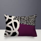 Deo Abstract Reversible Indoor/Outdoor Rectangle Pillow