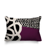 Deo Abstract Reversible Indoor/Outdoor Rectangle Pillow