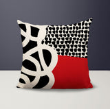 Deo Abstract Reversible Indoor/Outdoor Square Pillow