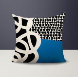 Deo Abstract Reversible Indoor/Outdoor Square Pillow