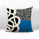 Deo Abstract Reversible Indoor/Outdoor Square Pillow