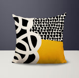 Deo Abstract Reversible Indoor/Outdoor Square Pillow