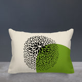 Dera Floral Spun Polyester Lumbar Indoor/Outdoor Throw Pillow