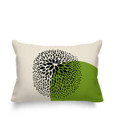 Dera Floral Spun Polyester Lumbar Indoor/Outdoor Throw Pillow