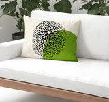 Dera Floral Spun Polyester Lumbar Indoor/Outdoor Throw Pillow