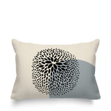 Dera Floral Spun Polyester Lumbar Indoor/Outdoor Throw Pillow