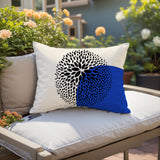 Dera Floral Spun Polyester Lumbar Indoor/Outdoor Throw Pillow