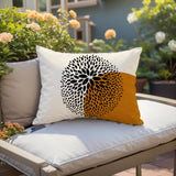 Dera Floral Spun Polyester Lumbar Indoor/Outdoor Throw Pillow