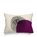 Dera Floral Spun Polyester Lumbar Indoor/Outdoor Throw Pillow