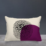 Dera Floral Spun Polyester Lumbar Indoor/Outdoor Throw Pillow