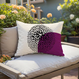 Dera Floral Spun Polyester Lumbar Indoor/Outdoor Throw Pillow