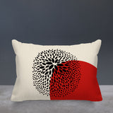 Dera Floral Spun Polyester Lumbar Indoor/Outdoor Throw Pillow
