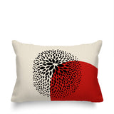Dera Floral Spun Polyester Lumbar Indoor/Outdoor Throw Pillow