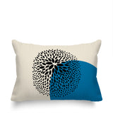 Dera Floral Spun Polyester Lumbar Indoor/Outdoor Throw Pillow