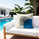Dera Floral Reversible Indoor/Outdoor Square Pillow