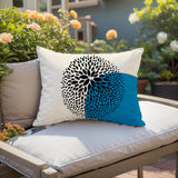 Dera Floral Spun Polyester Lumbar Indoor/Outdoor Throw Pillow