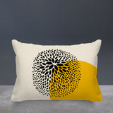 Dera Floral Spun Polyester Lumbar Indoor/Outdoor Throw Pillow