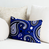 Detta Abstract Reversible Indoor/Outdoor Rectangular Pillow