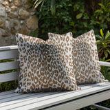 Dibi Zebra Print Indoor/Outdoor Reversible Square Pillow