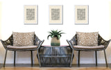 Dibi Zebra Print Indoor/Outdoor Reversible Rectangular Pillow