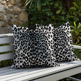 Dibi Zebra Print Indoor/Outdoor Reversible Square Pillow