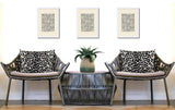 Dibi Zebra Print Indoor/Outdoor Reversible Rectangular Pillow
