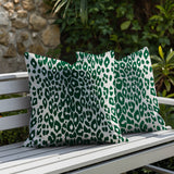 Dibi Zebra Print Indoor/Outdoor Reversible Square Pillow