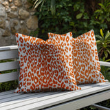 Dibi Zebra Print Indoor/Outdoor Reversible Square Pillow