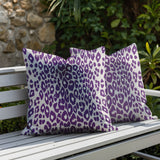 Dibi Zebra Print Indoor/Outdoor Reversible Square Pillow