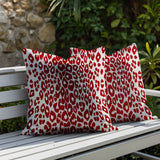 Dibi Zebra Print Indoor/Outdoor Reversible Square Pillow