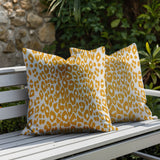 Dibi Zebra Print Indoor/Outdoor Reversible Square Pillow