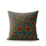 Didi Animal Print Faux Suede Square Indoor Pillow
