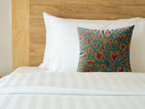 Didi Animal Print Faux Suede Square Indoor Pillow