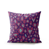 Didi Animal Print Faux Suede Square Indoor Pillow