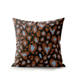 Didi Animal Print Faux Suede Square Indoor Pillow