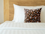 Didi Animal Print Faux Suede Square Indoor Pillow in Emberwood - Size 18x18