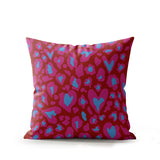 Didi Animal Print Faux Suede Square Indoor Pillow