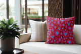 Didi Animal Print Faux Suede Square Indoor Pillow