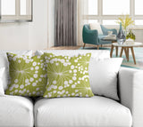 Dido Floral Reversible Indoor/Outdoor Square Pillow